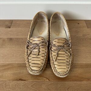 Tod’s Gommino Python Loafers Size 38